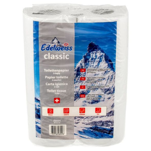 Edelweiss Classic Toilettenpapier 1Pack