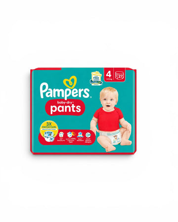 Pampers Baby Pants Baby Dry Size 4 Maxi 9-15 Kg Gr. 4, 27 Stk.